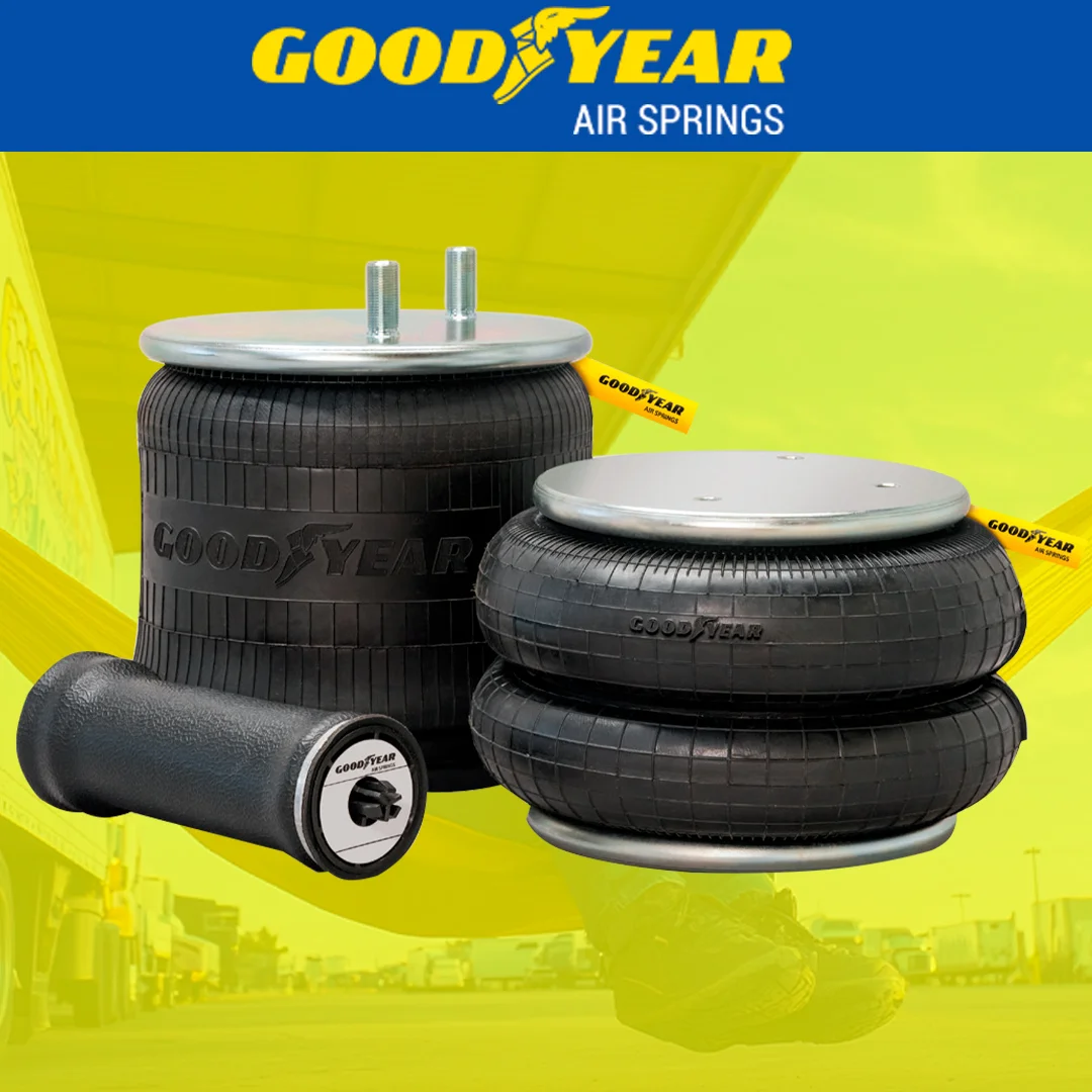 Pulmones de suspensión trasera y de Cabina - Garantía y respaldo Goodyear y Springride