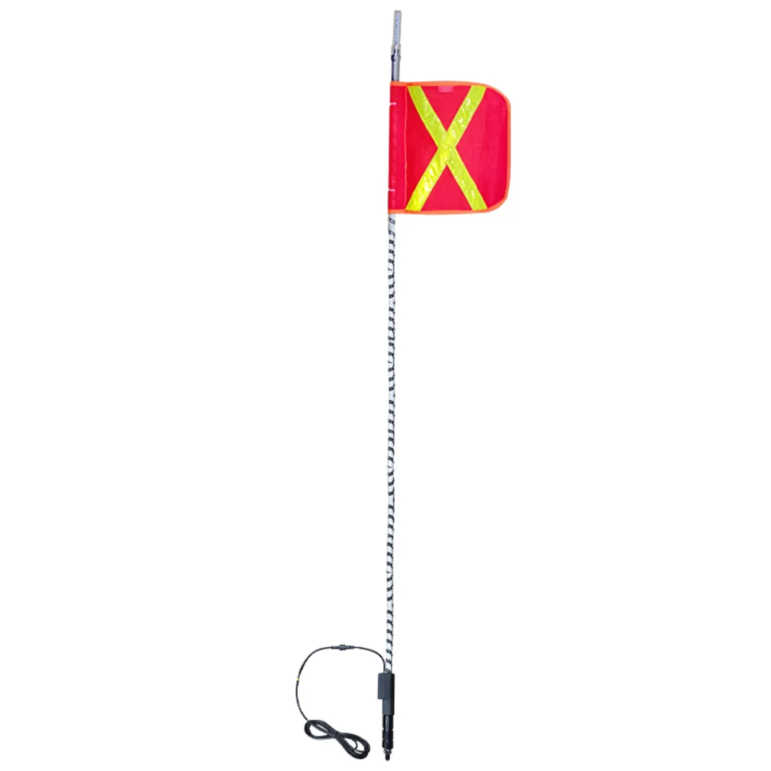 PÉRTIGA 10 PIES LED ROJA 12-24V