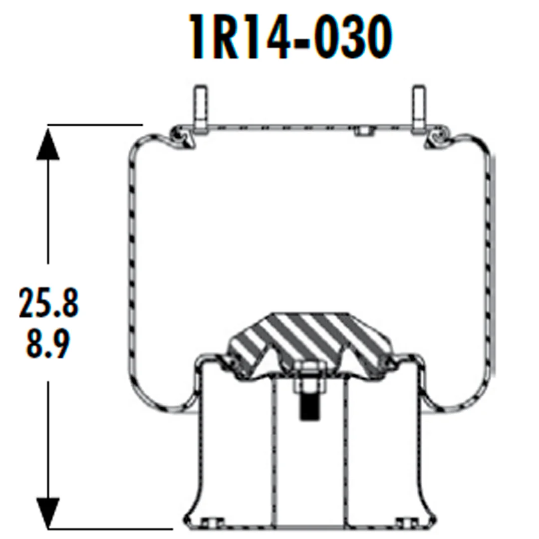 PULMON DE SUSPENSION 1T19L-11 1R14-030 (9158) GOODYEAR - Image 3