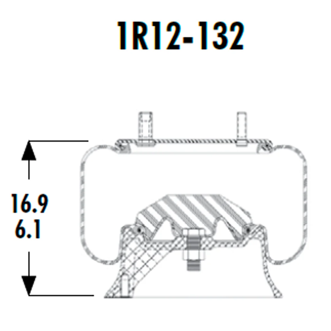 PULMON DE SUSPENSION 1T15M-2 1R12-132 (9105, 9302) GOODYEAR - Image 2