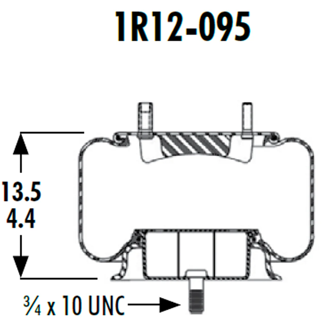 PULMON DE SUSPENSION 1T15M-0 1R12-095 (9039) GOODYEAR - Image 2
