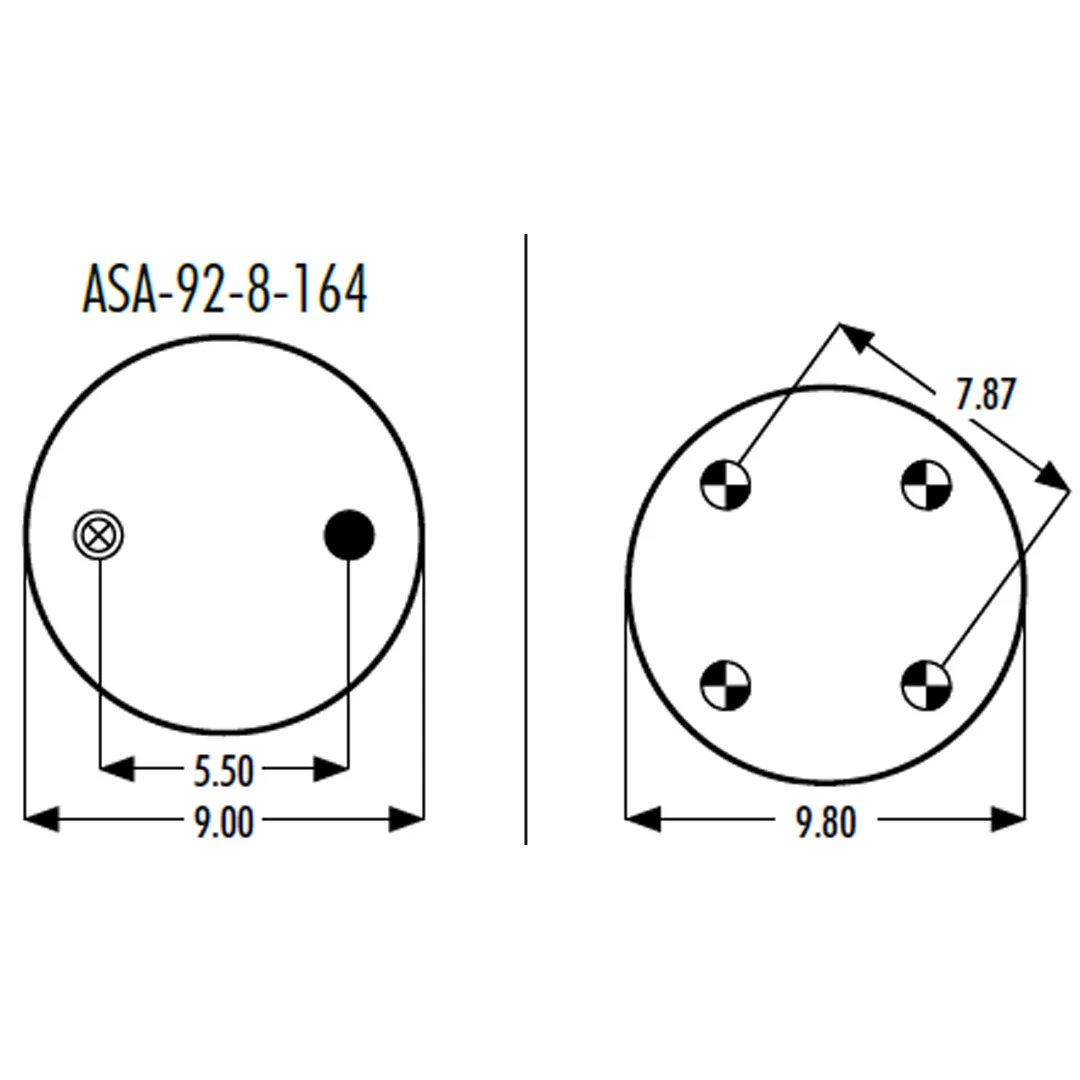 PULMON DE SUSPENSION 1T15M-11 1R12-363 (9320) SEM LASTIK - Image 2