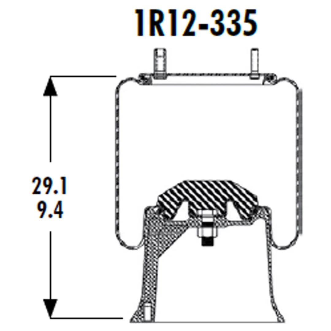 PULMON DE SUSPENSION 1T15M-11 1R12-335 (9321) SEM LASTIK - Image 3