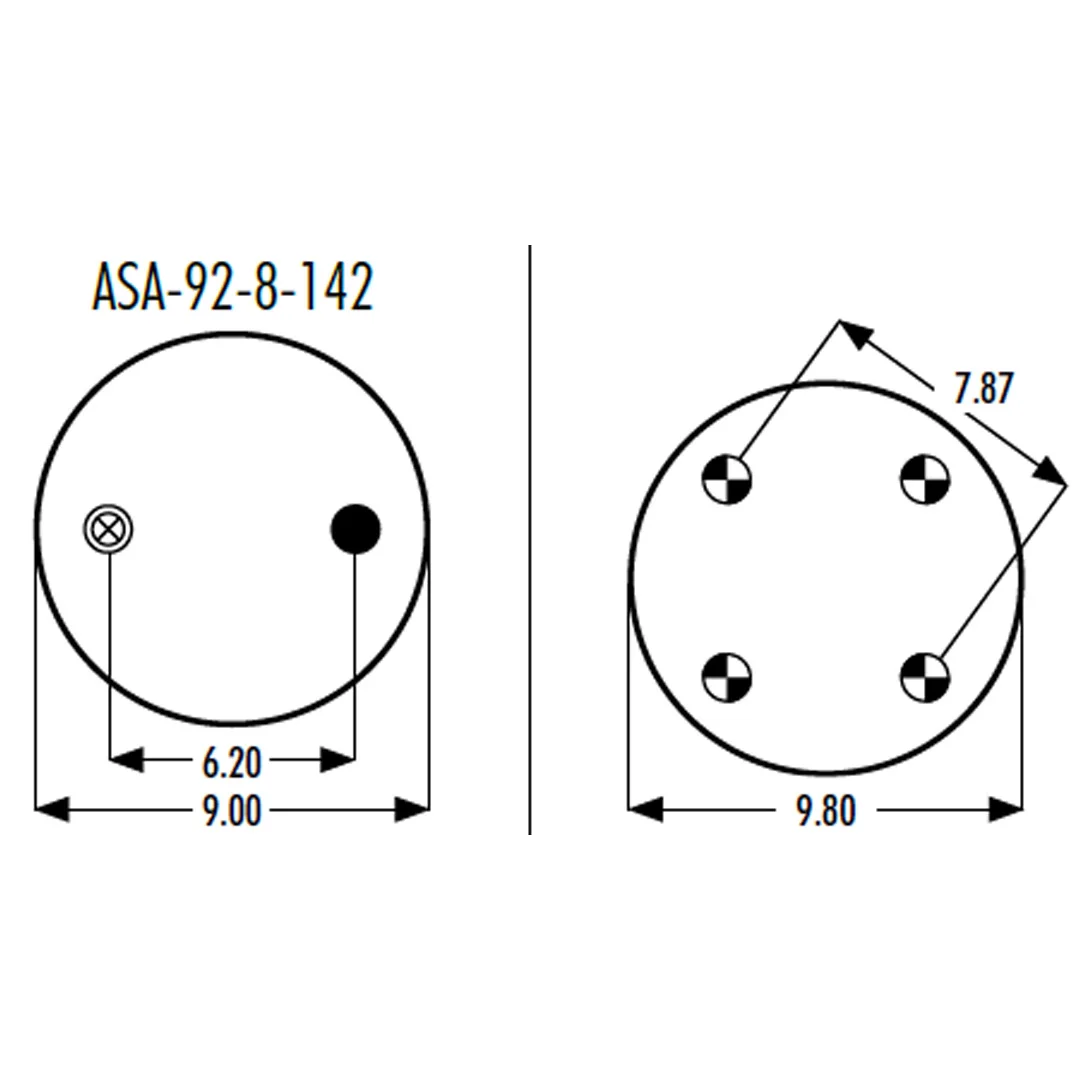 PULMON DE SUSPENSION 1T15M-11 1R12-256 (9321,9367) SEM LASTIK - Image 2