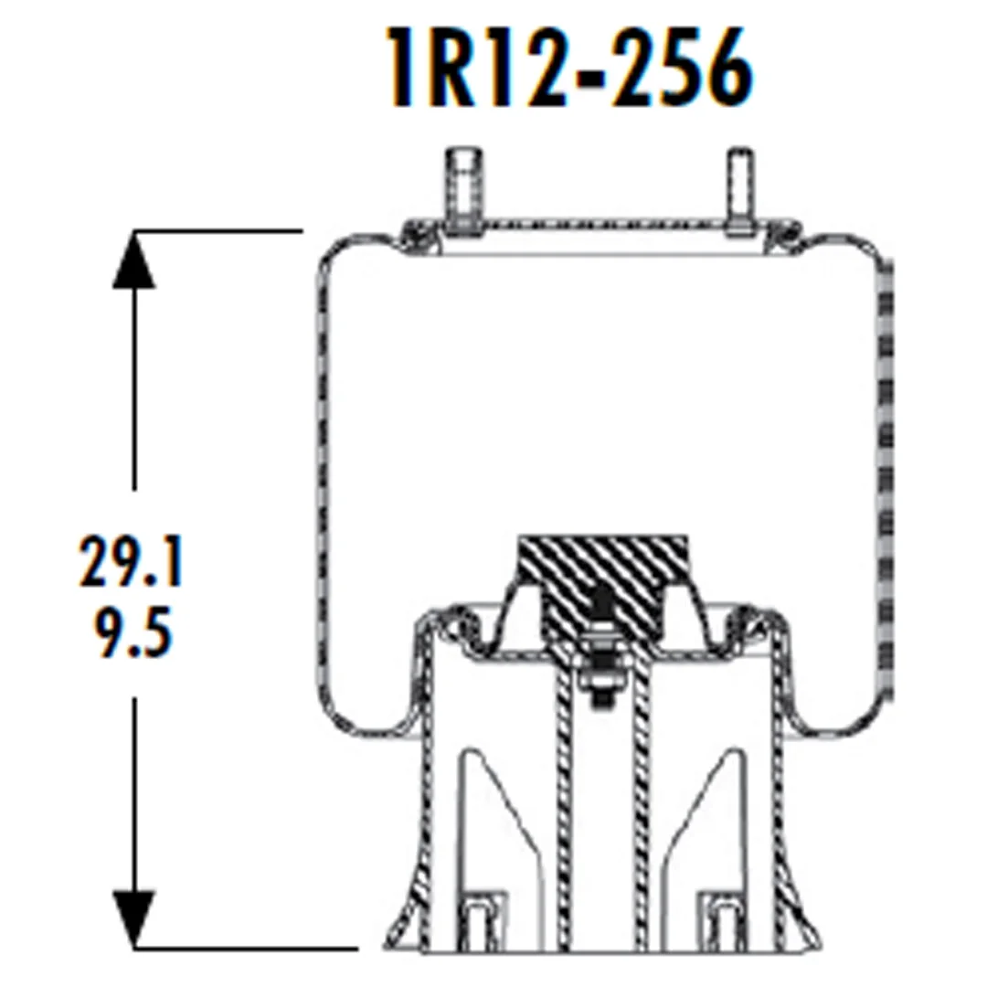 PULMON DE SUSPENSION 1T15M-11 1R12-256 (9321,9367) SEM LASTIK - Image 3