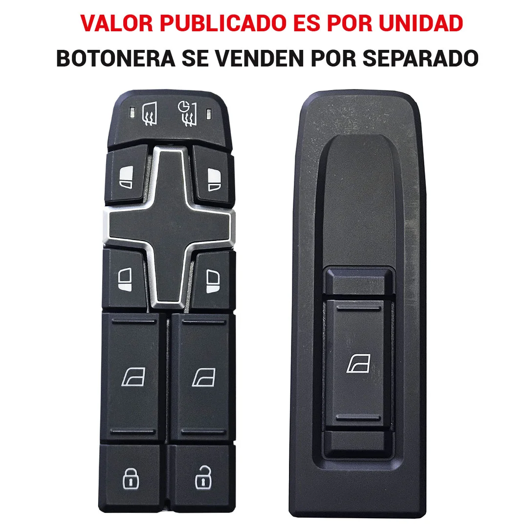 BOTONERA ALZAVIDRIOS CAMION VOLVO 22154235 - 22154240 - Image 2