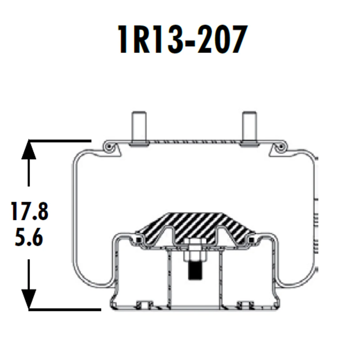 PULMON DE SUSPENSION 1T17B-5 1R13-207 (8753) SEM LASTIK - Image 3