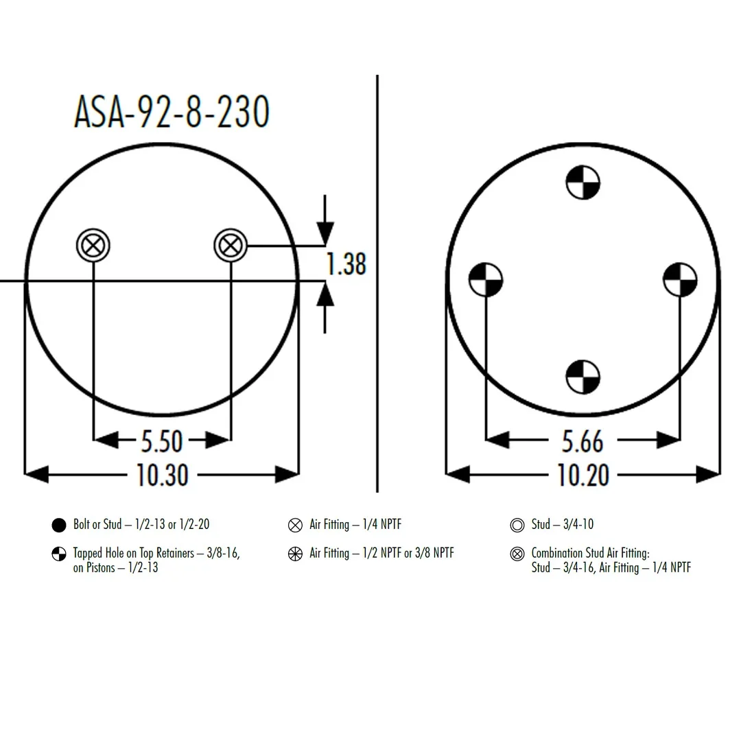 PULMON DE SUSPENSION 1T17CL-5 1R13-124 (8755, 8710) SEM LASTIK - Image 2