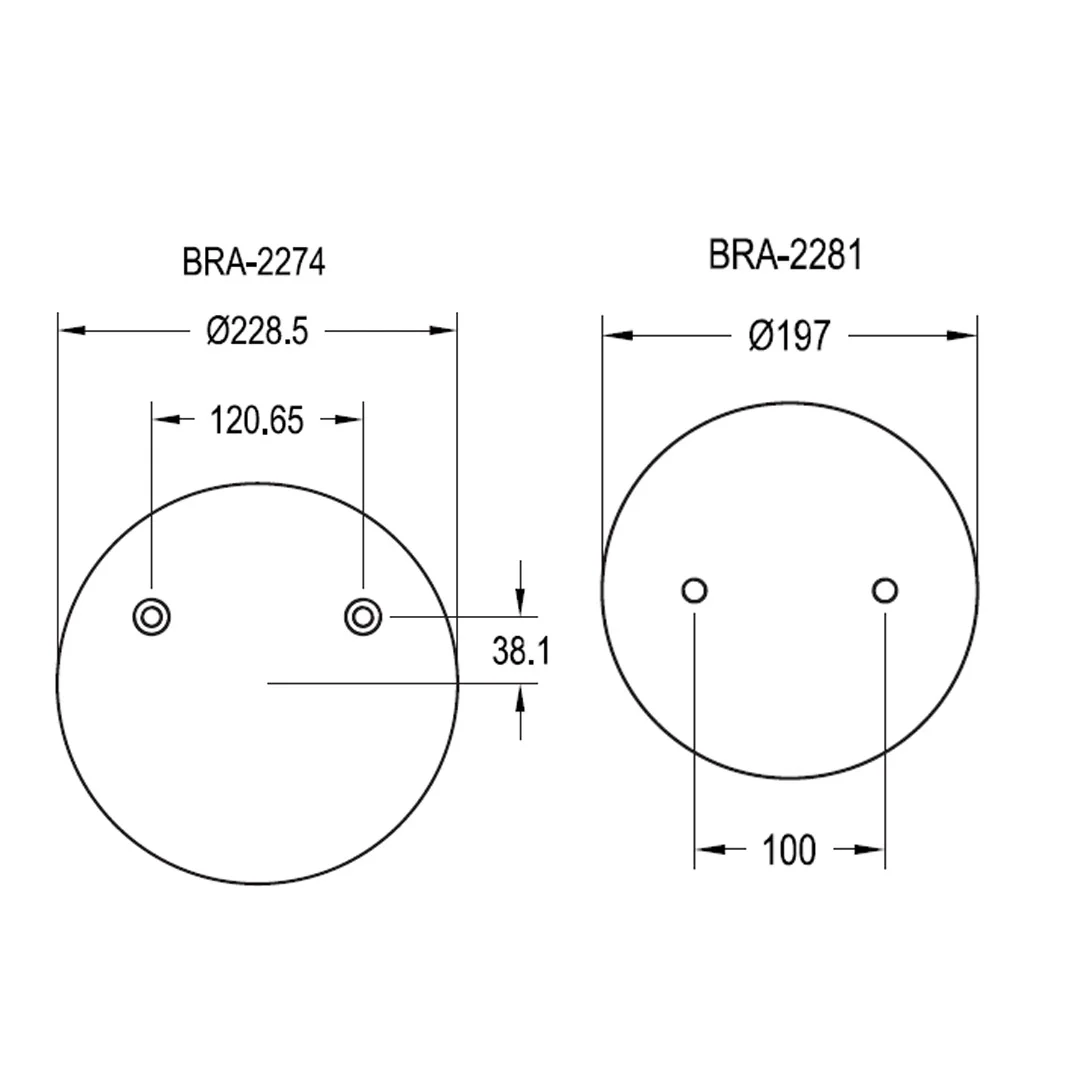 PULMON DE SUSPENSION 1T15M-8 10025055 (950490) EQUIPO RANDON FIRESTONE - Image 3