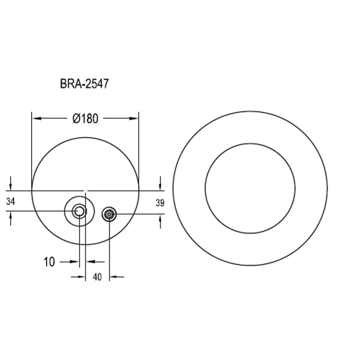 PULMON DE SUSPENSION EJE TRASERO CAMION MERCEDES BENZ A9423202721 FIRESTONE - Image 3