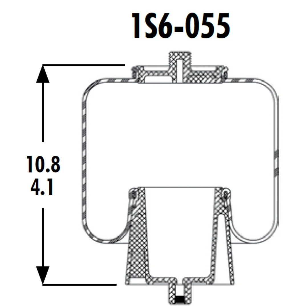 PULMON DE CABINA CAMION MACK 1S6-055 GOODYEAR - Image 3