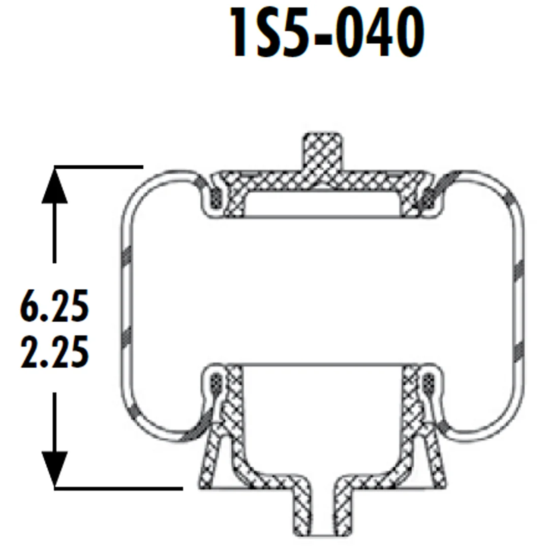 PULMON DE CABINA CAMION FREIGHTLINER 1S5-040 GOODYEAR - Image 6