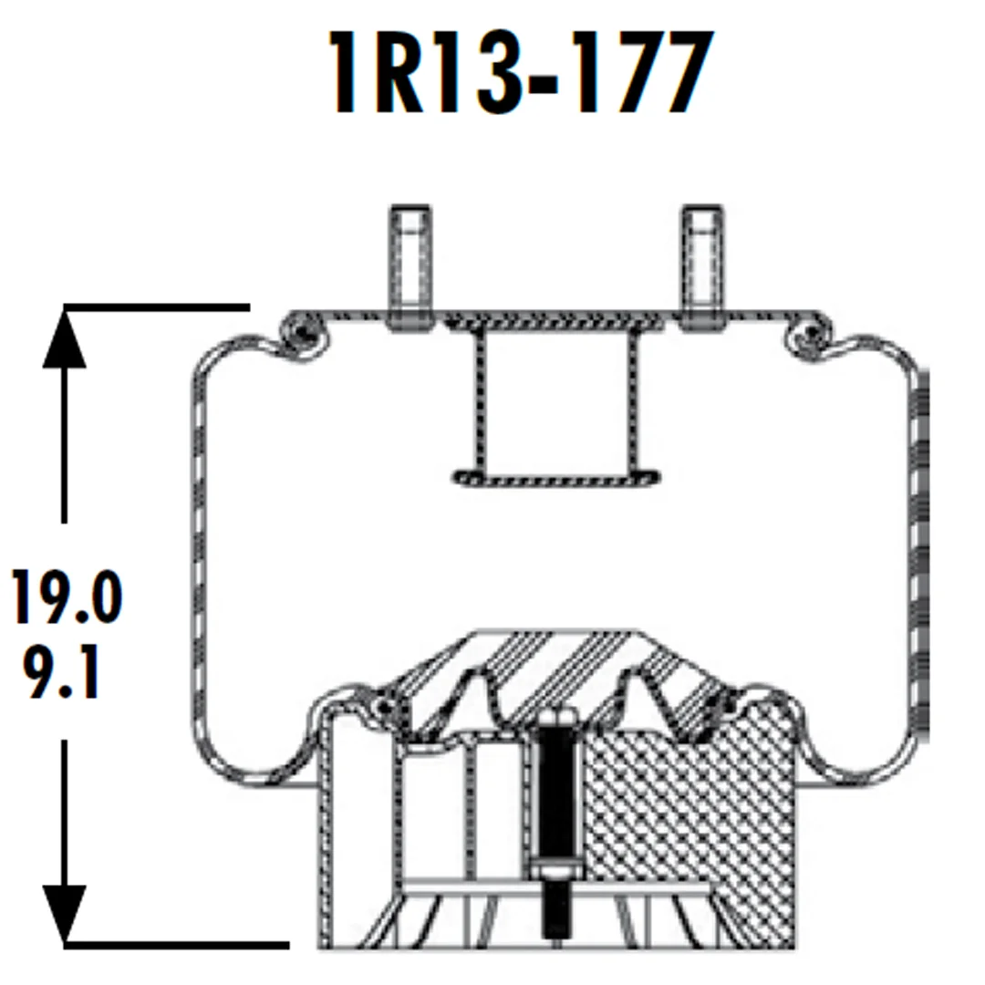 PULMON DE SUSPENSION 1T17CA-6,5 1R13-177 (8708) SPRINGRIDE - Image 4