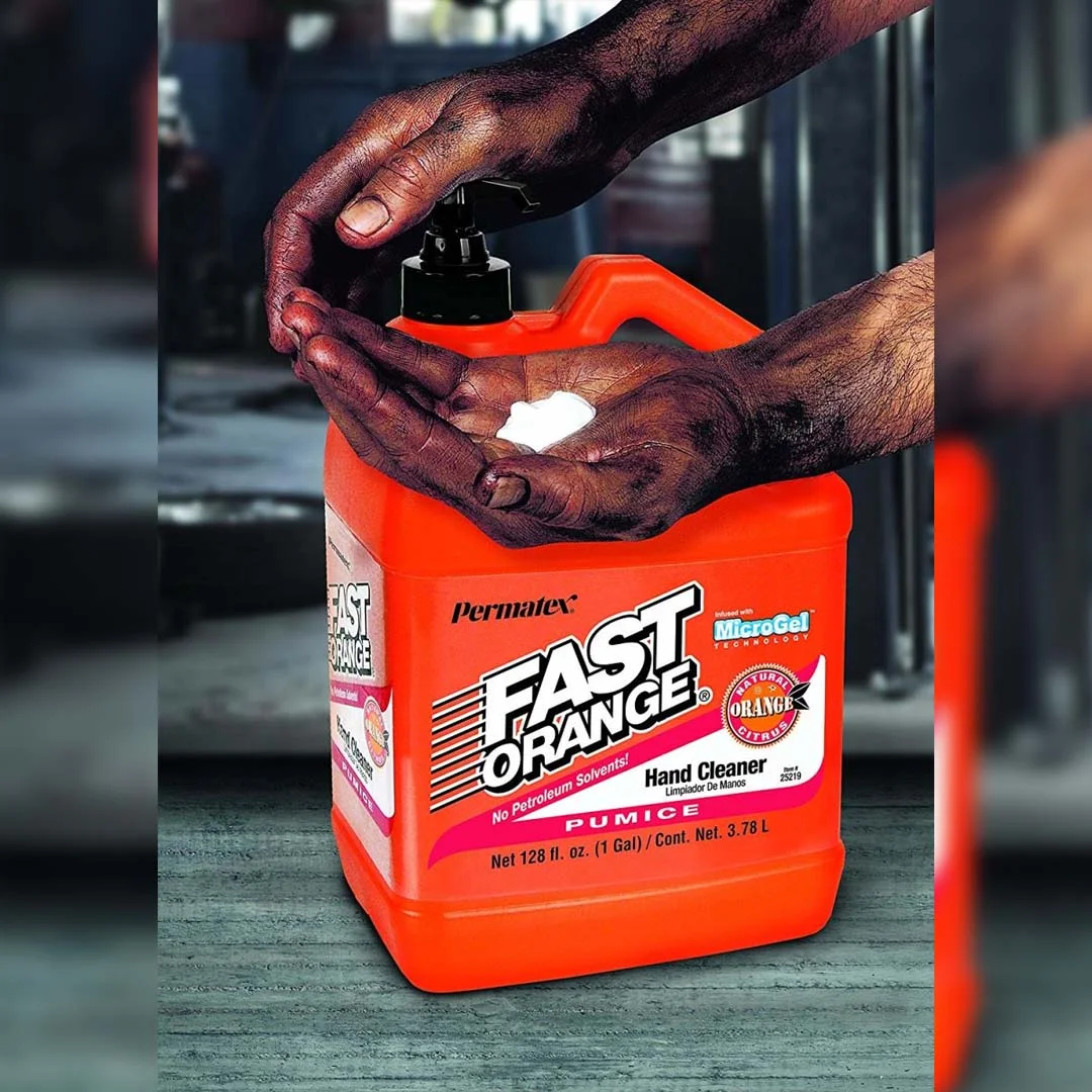 JABÓN MECÁNICO LÍQUIDO FAST ORANGE 3.78L PERMATEX - Image 3