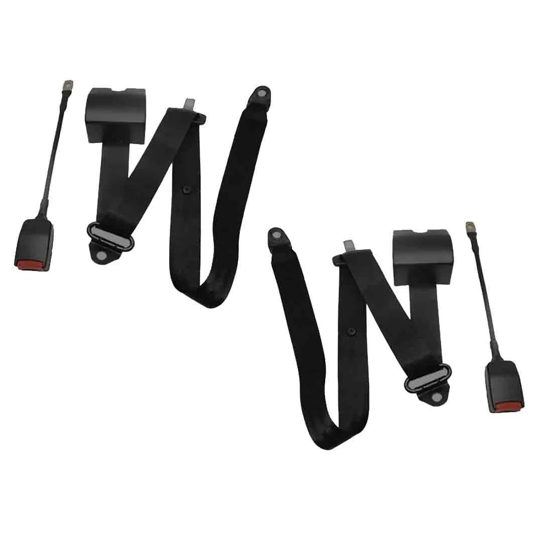 PACK 2 CINTURÓN DE SEGURIDAD RETRÁCTIL 3 PUNTAS