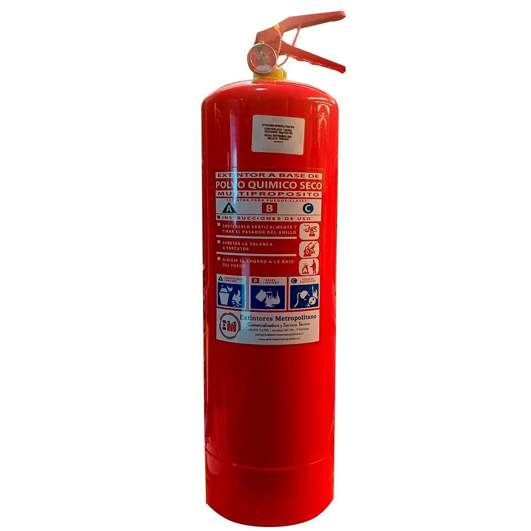 EXTINTOR ABC 75% CERTIFICADO 10 KG