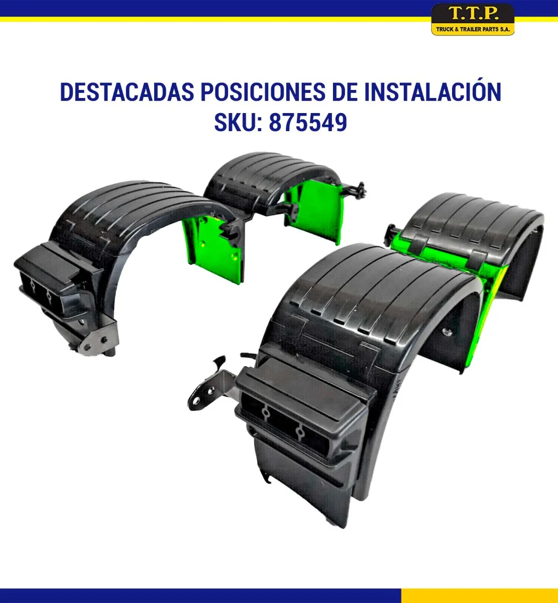 GUARDAFANGO FRONTAL TRASERO DAF XF/CF 1875549 - Image 2
