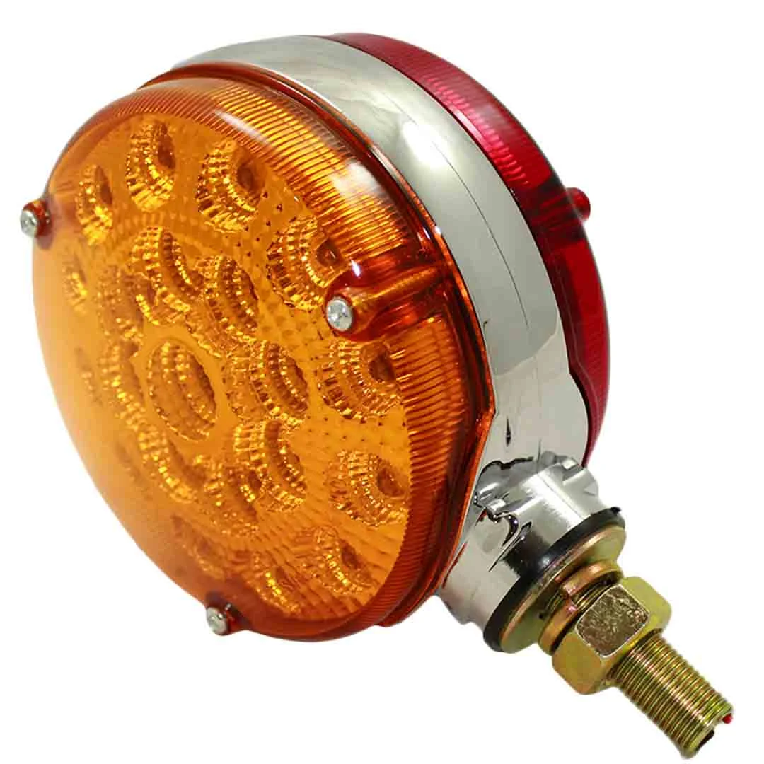 FOCO REDONO BICOLOR LED 12-24V CAMION ESTANQUE