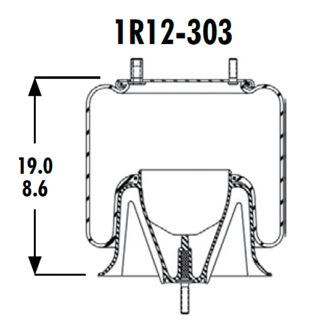 PULMON DE SUSPENSION 1T15ZR-6 CAMIONES FREIGHTLINER 1R12-303 (9780) SPRINGRIDE - Image 4