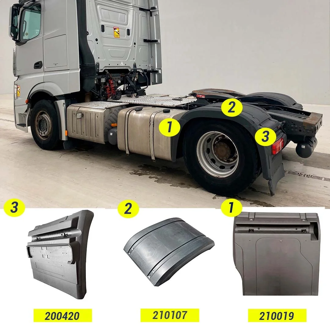 GUARDAFANGO TRASERO MERCEDES BENZ NEW ACTROS A9605200420 - Image 4