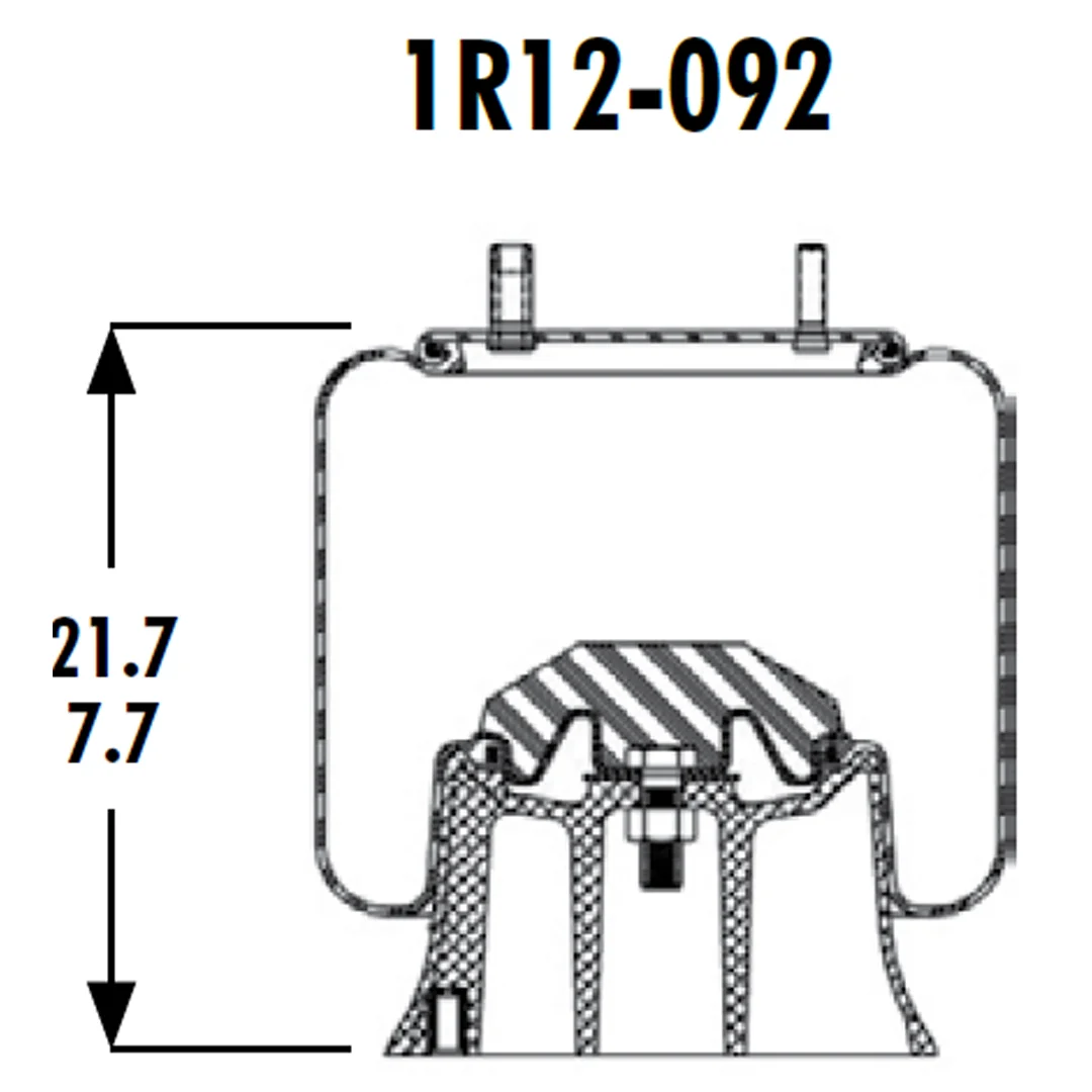 PULMON DE SUSPENSION 1T15M-6 1R12-092 (9082) SPRINGRIDE - Image 5