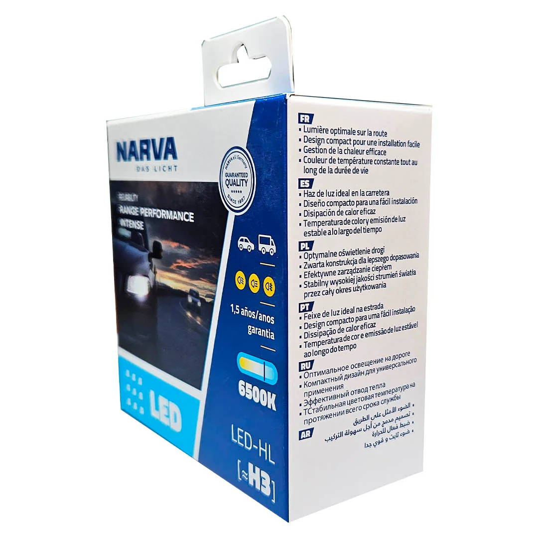 KIT AMPOLLETAS LED H3 12-24V 19W NARVA - Image 5