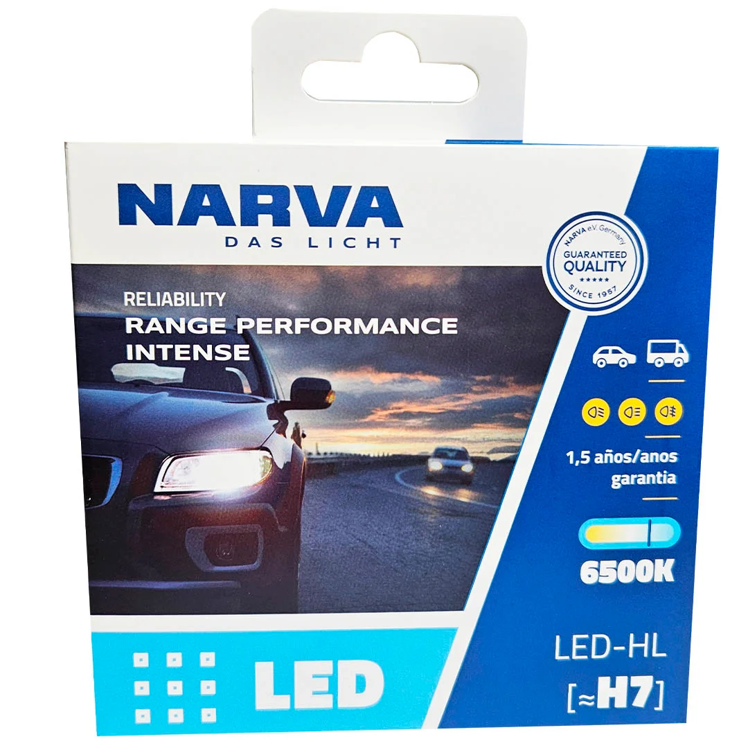 KIT AMPOLLETAS LED H7 12-24V 24W NARVA - Image 4