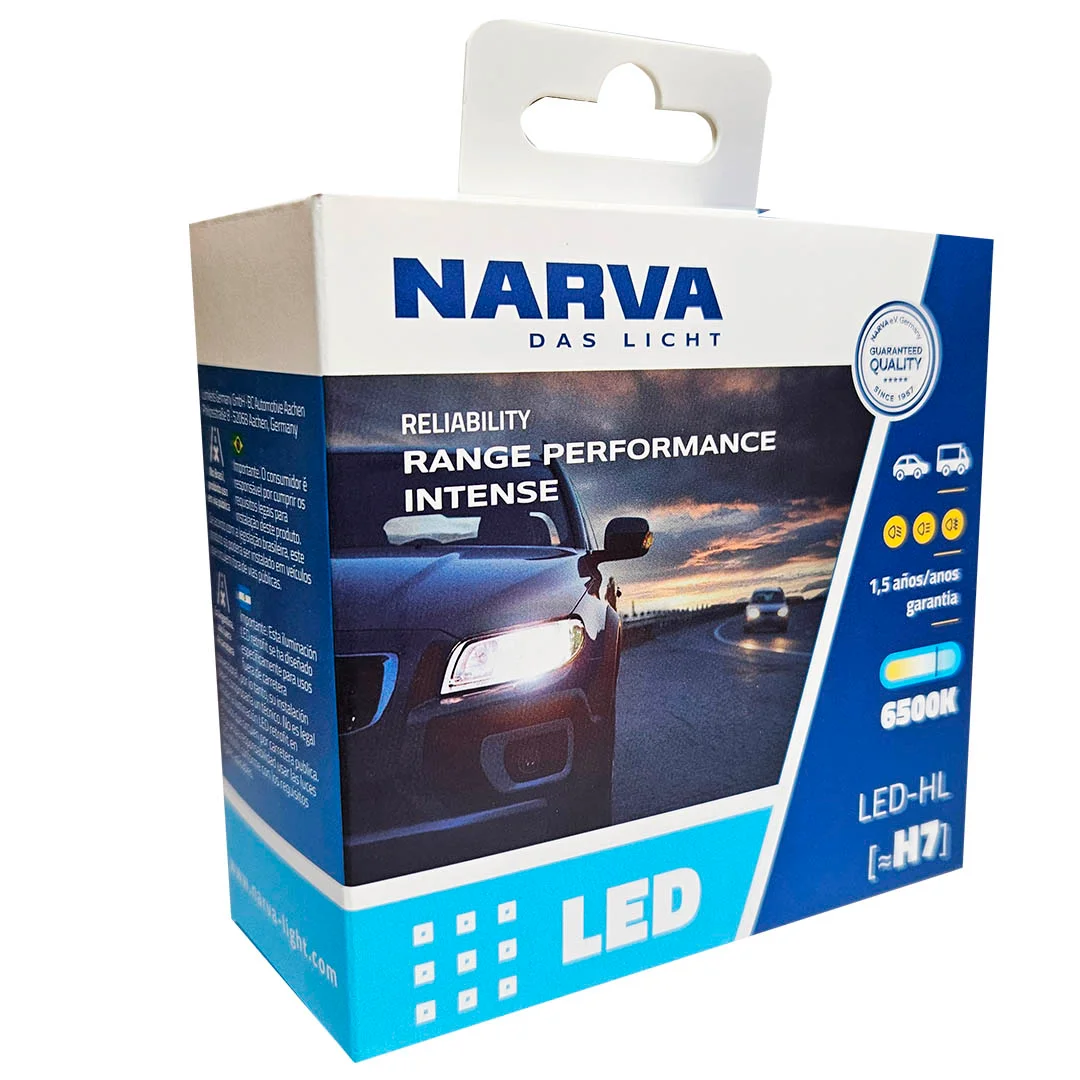 KIT AMPOLLETAS LED H7 12-24V 24W NARVA