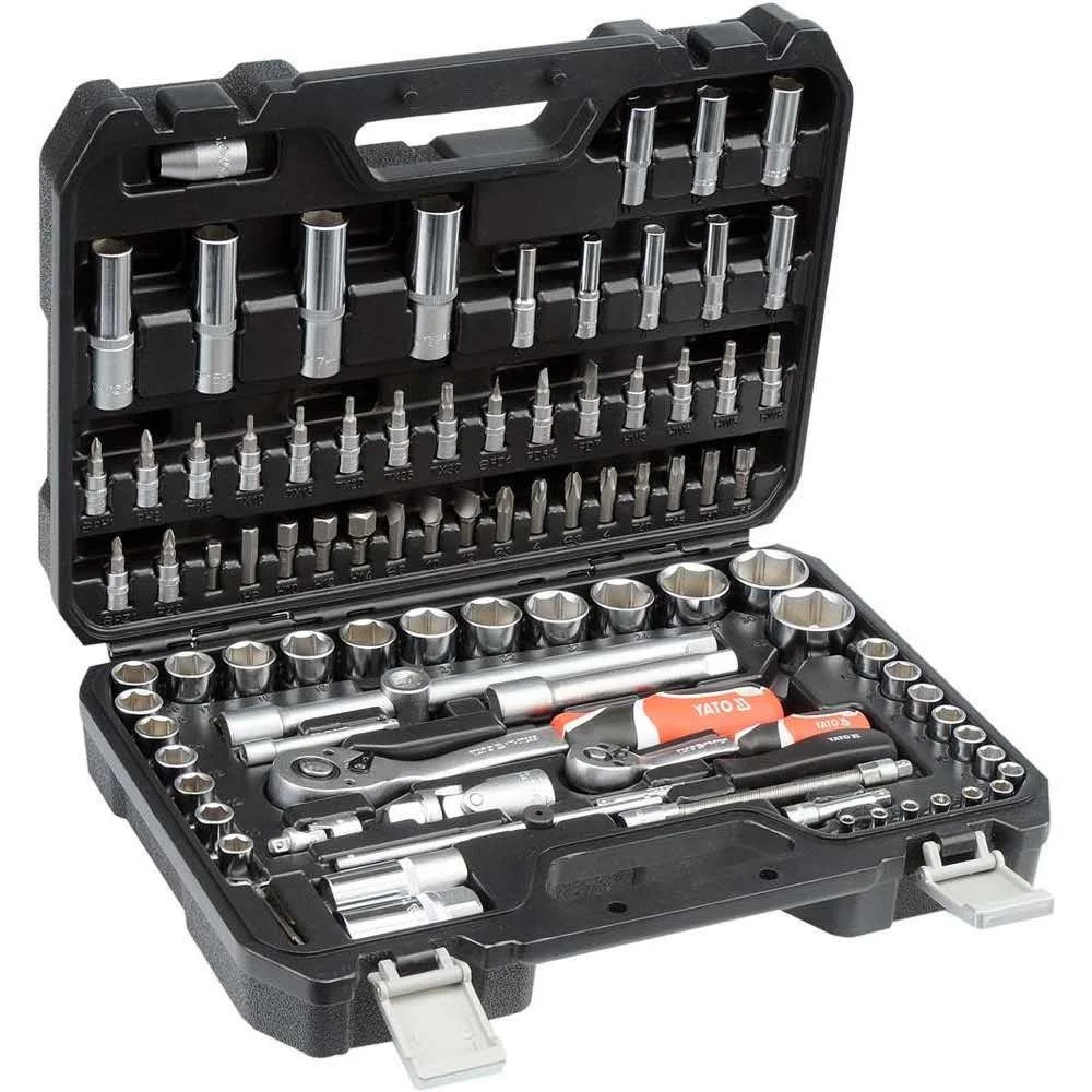 SET DE DADOS 1/2" Y 1/4" 94 PIEZAS YATO