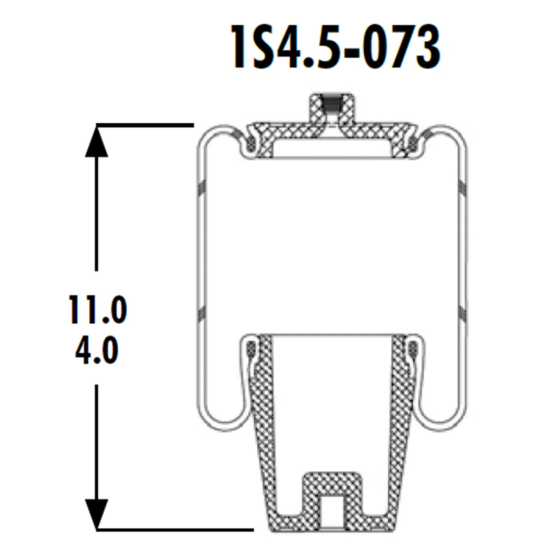 PULMON DE CABINA CAMION INTERNATIONAL 1S4.5-073 GOODYEAR - Image 3