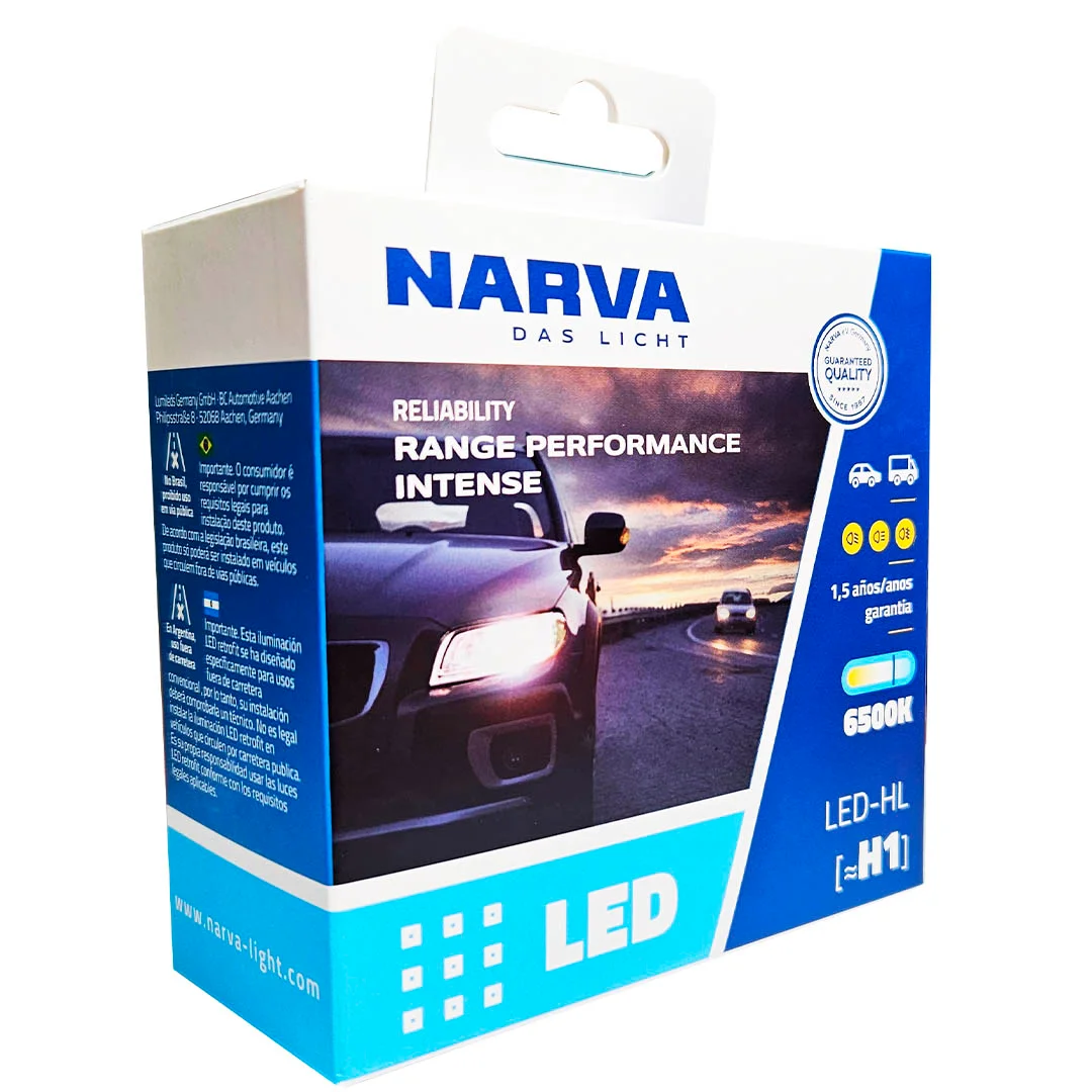 KIT AMPOLLETAS LED H1 12-24V 19W NARVA