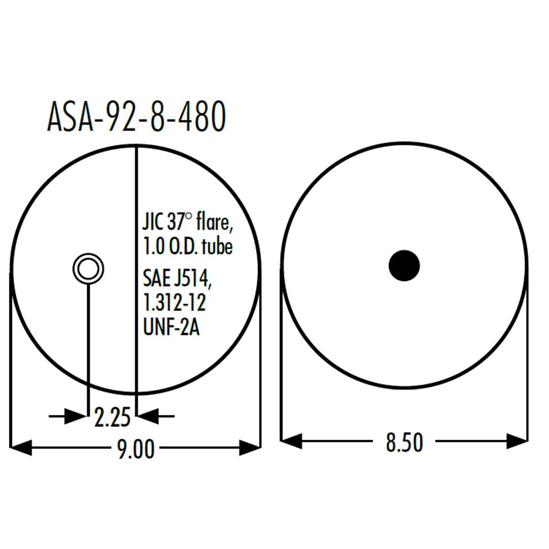 PULMON DE SUSPENSION 1T15LA-0 KENWORTH 1R11-268 (9541) SPRINGRIDE - Image 5