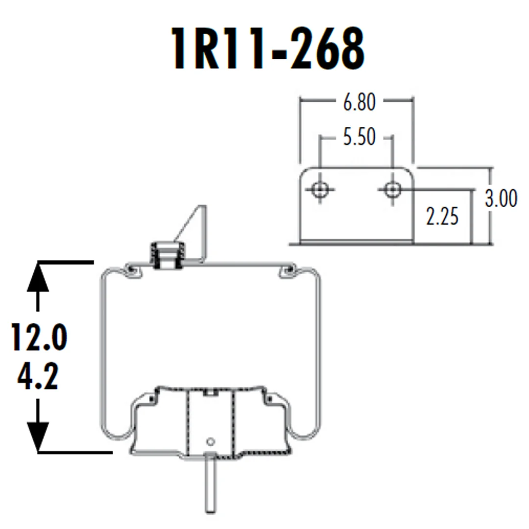 PULMON DE SUSPENSION 1T15LA-0 KENWORTH 1R11-268 (9541) SPRINGRIDE - Image 6