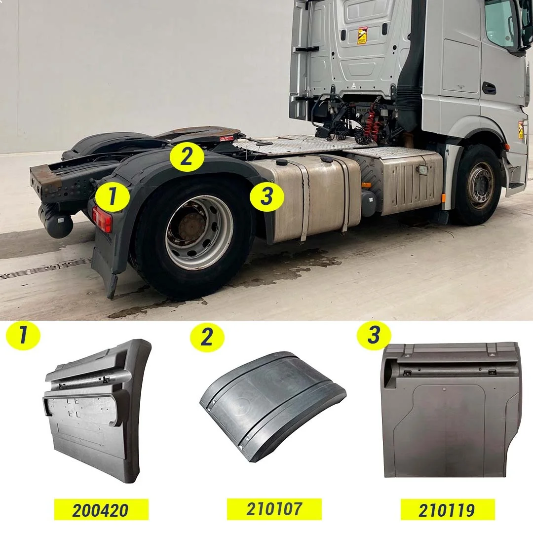 GUARDAFANGO TRASERO FRONTAL MERCEDES BENZ NEW ACTROS A9605200019 - Image 5