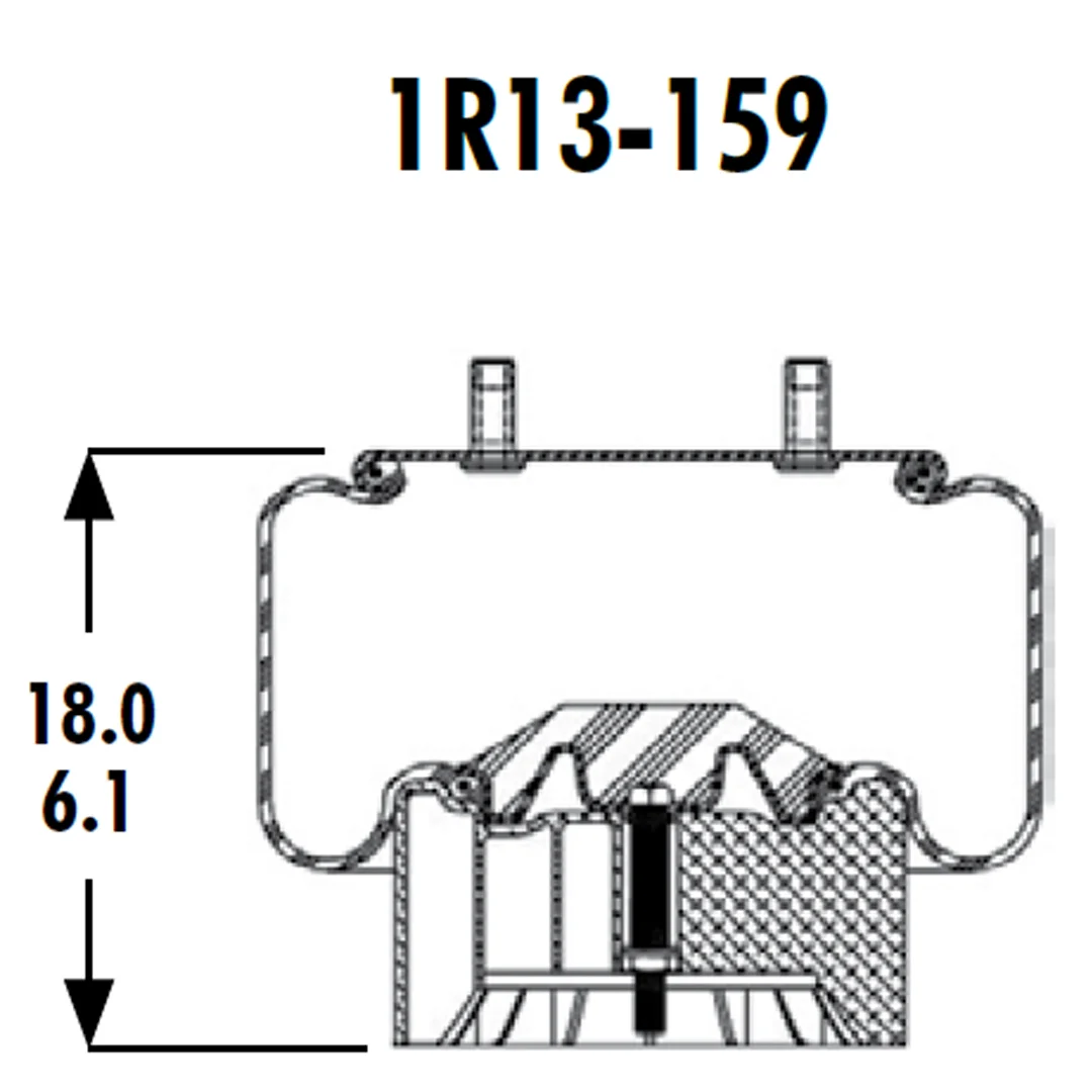 PULMON DE SUSPENSION 1T17CA-5 1R13-159 SPRINGRIDE - Image 3