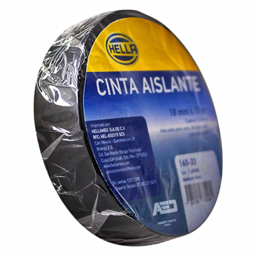 HUINCHA AISLANTE 17 METROS HELLA – PACK 10 UNIDADES